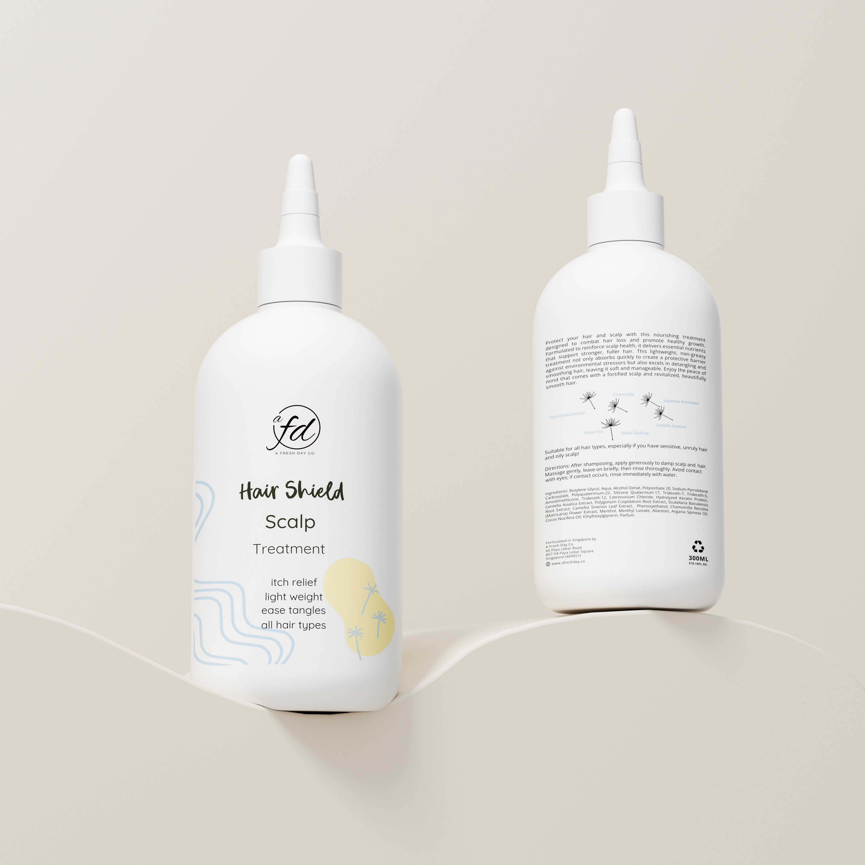 Singapore liquid scalp treatment for itch and oil control