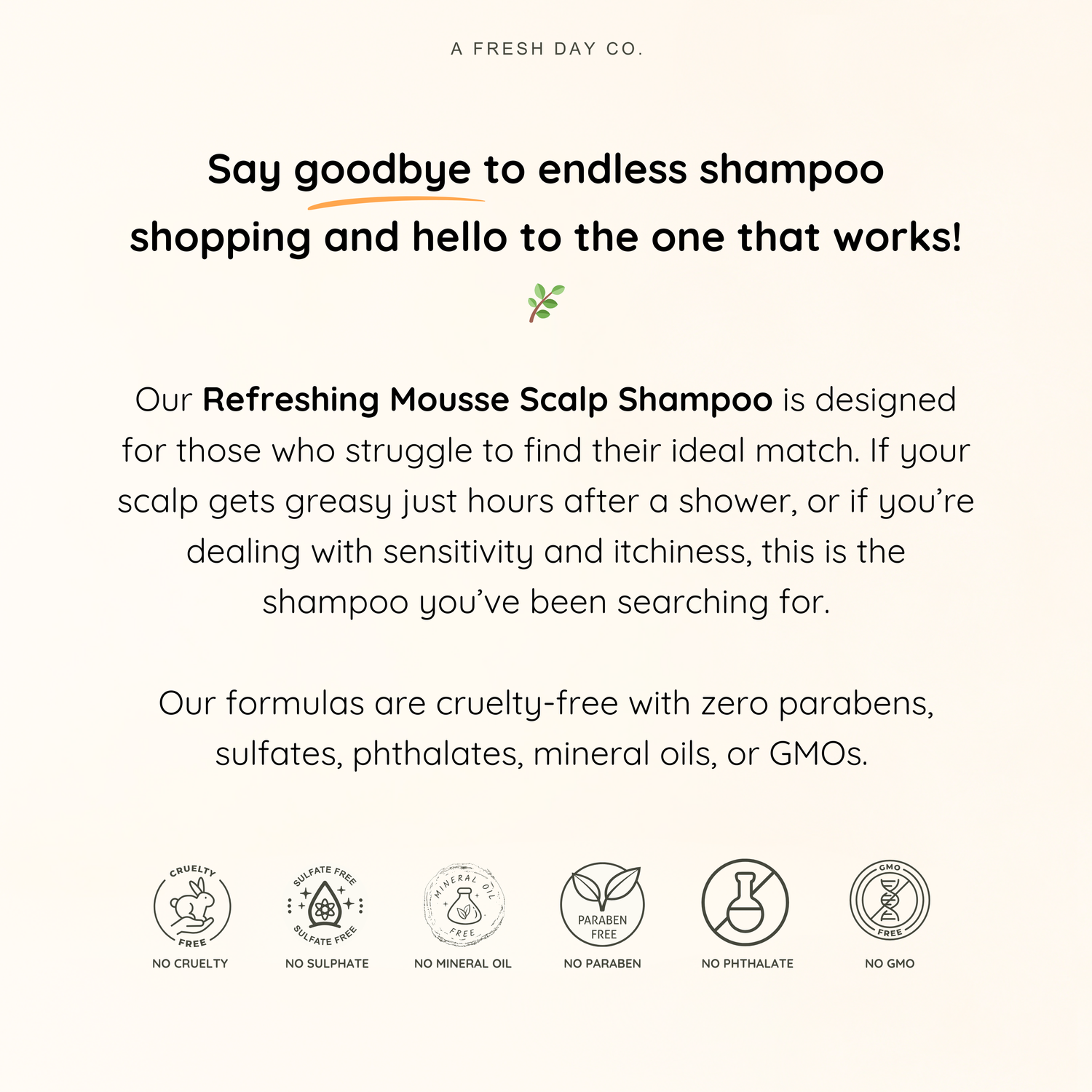 Refreshing Mousse Scalp Shampoo